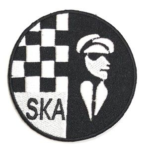 Ska patch iron on 2 Tone mod rude boy reggae DIY